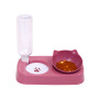 Wholesale Plastic Detachable Dog Cat Bowl With Water Dispenser