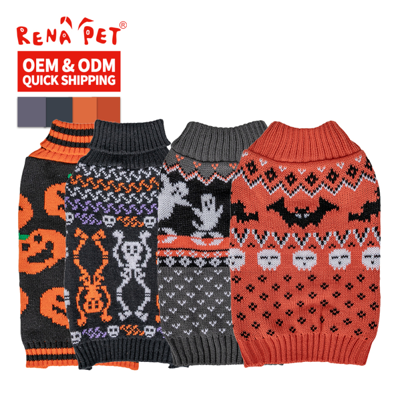 Manufacturer Wholesale Warm Winter Dog Sweater Halloween