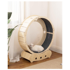 Manufacturer wholesale wood running wheel cat treadmill