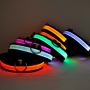 Manufacturer wholesale nylon led dog collar chargeable USB
