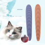 Manufacturer wholesale ABS cat tongue design comb pink grey