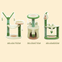 Manufacturer wholesale green avocado design cat scratcher