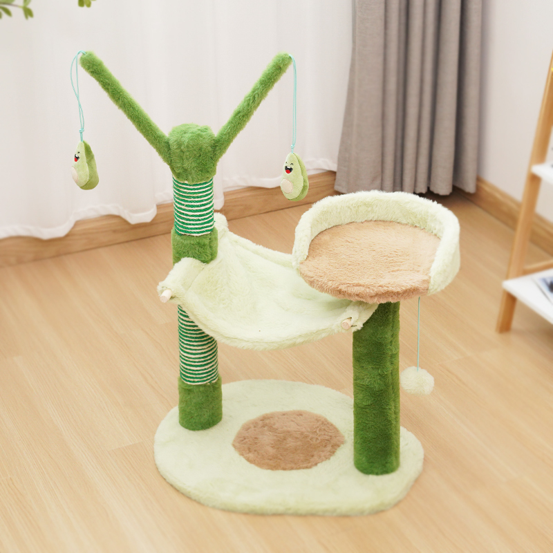 Manufacturer wholesale green avocado design cat scratcher
