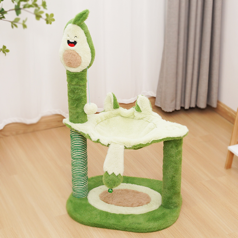Manufacturer wholesale green avocado design cat scratcher