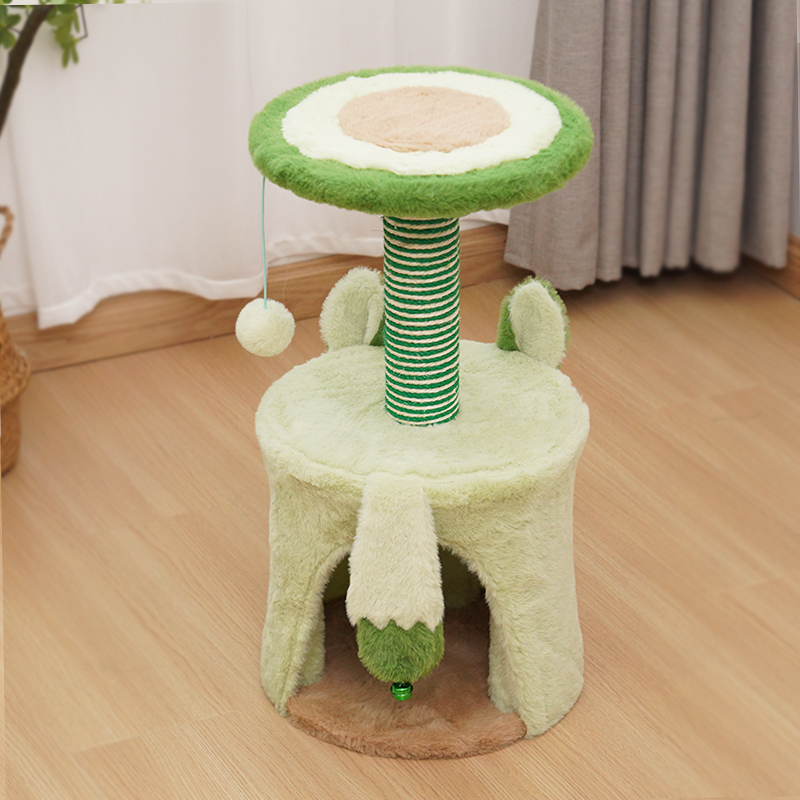 Manufacturer wholesale green avocado design cat scratcher