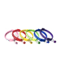 Manufacturer wholesale multi-colors cat collar with bell bone pattern
