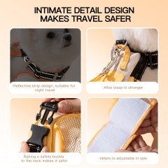 Manufacturer wholesale yellow pink dog harness with leash