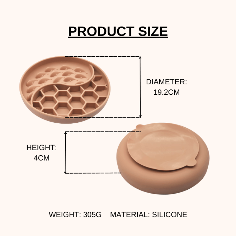 Manufacturer Wholesale Silicone Slow Feeder Dog Lick Mat Round