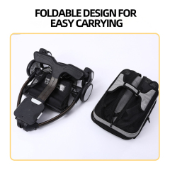 Wholesale Foldable Breathable Travel Portable Cat Carrier Bag Dog Pet Stroller