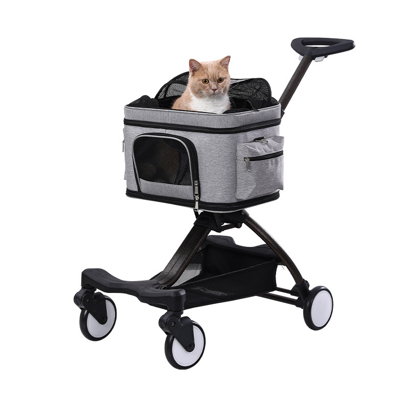 Wholesale Foldable Breathable Travel Portable Cat Carrier Bag Dog Pet Stroller