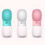 Manufacturer wholesale custom logo pink blue white black portable pet dog water bottle