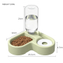 Wholesale Indoor Dog Cat Bowl with Bottle Dispenser