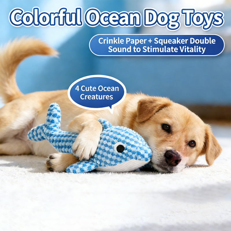 Wholesale Custom Logo Chew Plush Dog Squeaky Toys