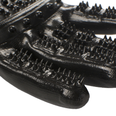 new rubber breathable blue dog pet grooming glove