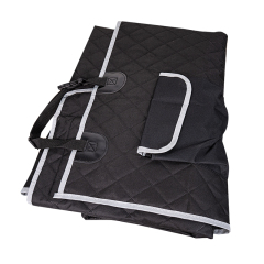 Manufacturer wholesale oxford waterproof foldable carrier dog pet car trunk seat cover