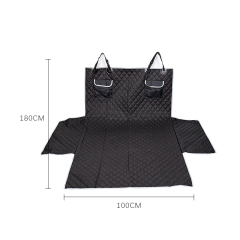 Manufacturer wholesale oxford waterproof foldable carrier dog pet car trunk seat cover