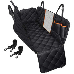 Manufacturer wholesale oxford waterproof foldable carrier black dog car seat cover