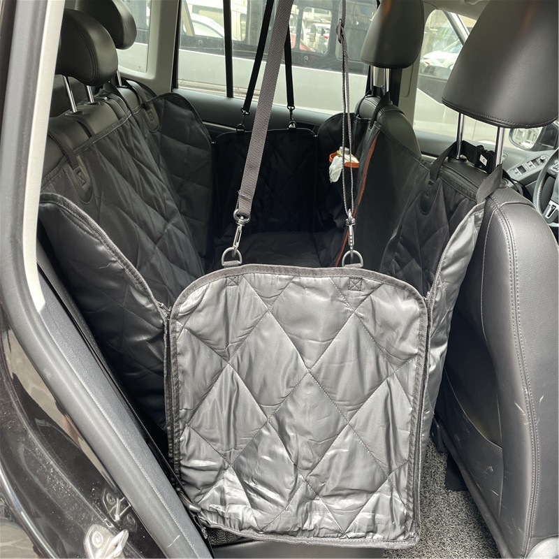 Manufacturer wholesale oxford waterproof foldable carrier black dog car seat cover