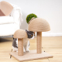 Manufacturer Wholesale Mushroom Design Sisal Ball Cat Scratcher
