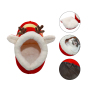 Manufacturer wholesale christmas red cat bed elk antlers design