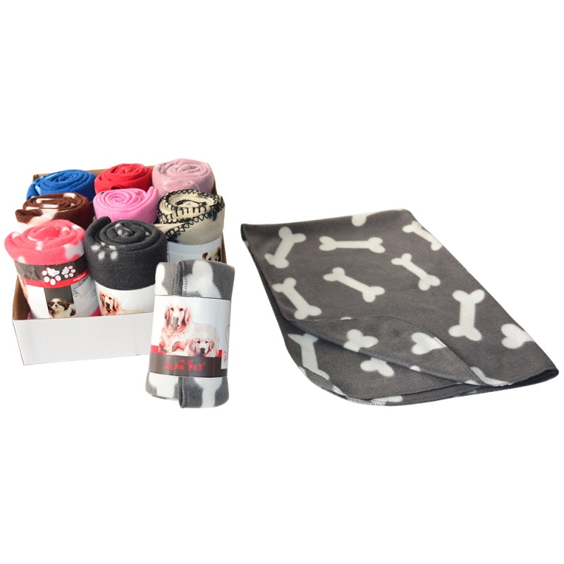 Washable large durable customized luxury pet dog blanket