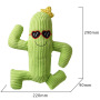 Manufacturer wholesale cute cucumber design bite resistant dog plush chew toy