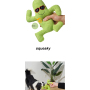 Manufacturer wholesale cute cucumber design bite resistant dog plush chew toy