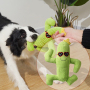 Manufacturer wholesale cute cucumber design bite resistant dog plush chew toy