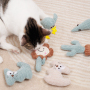 Manufacturer wholesale green plush mouse penguin cat soft toy