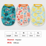 Wholesale Summer Pet Vest Dog Clothes Customizable