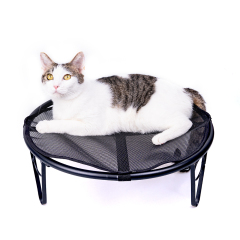 Manufacturer wholesale outdoor foldable elevate breathable cat dog raised bed
