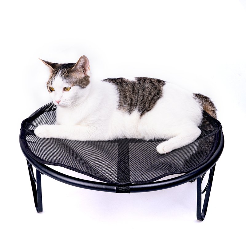 Manufacturer wholesale outdoor foldable elevate breathable cat dog raised bed