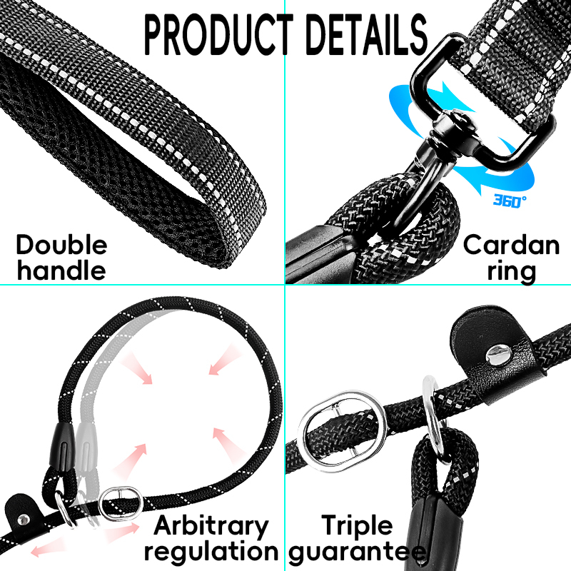 Manufacturer Wholesale Cheap Nylon Pet Dog Rope Leash