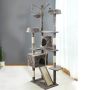 Manufacturer Wholesale Sisal Short Plush Tower Cat Condo