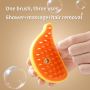 Manufacturer wholesale mango design dog cat brush with spray