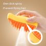 Manufacturer wholesale mango design dog cat brush with spray