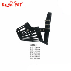 2016 new product high quality safety black dog muzzle
