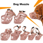 2016 new product high quality safety black dog muzzle
