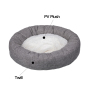 Manufacturer Wholesale Custom Logo Pet Product Cat Dog Bed Round