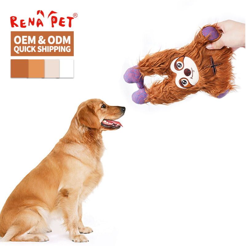 Manufacturer Wholesale Custom Logo Plush Squeaky Chew Feeder Dog Pet Toys
