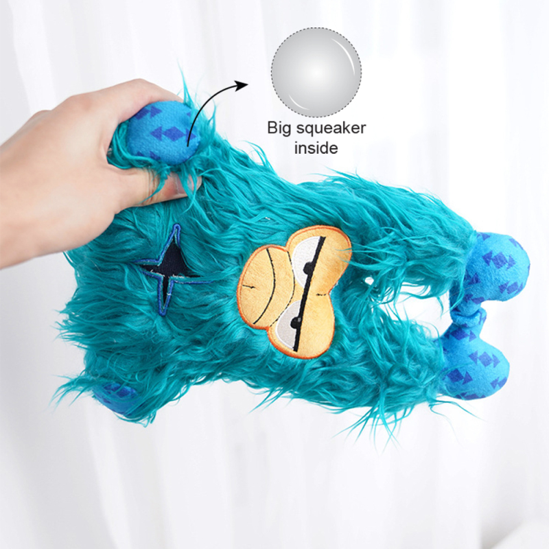 Manufacturer Wholesale Custom Logo Plush Squeaky Chew Feeder Dog Pet Toys
