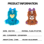 Manufacturer Wholesale Custom Logo Plush Squeaky Chew Feeder Dog Pet Toys