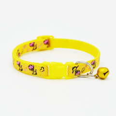 wholesale manufacturer nylon adjustable cat collar multi-colors