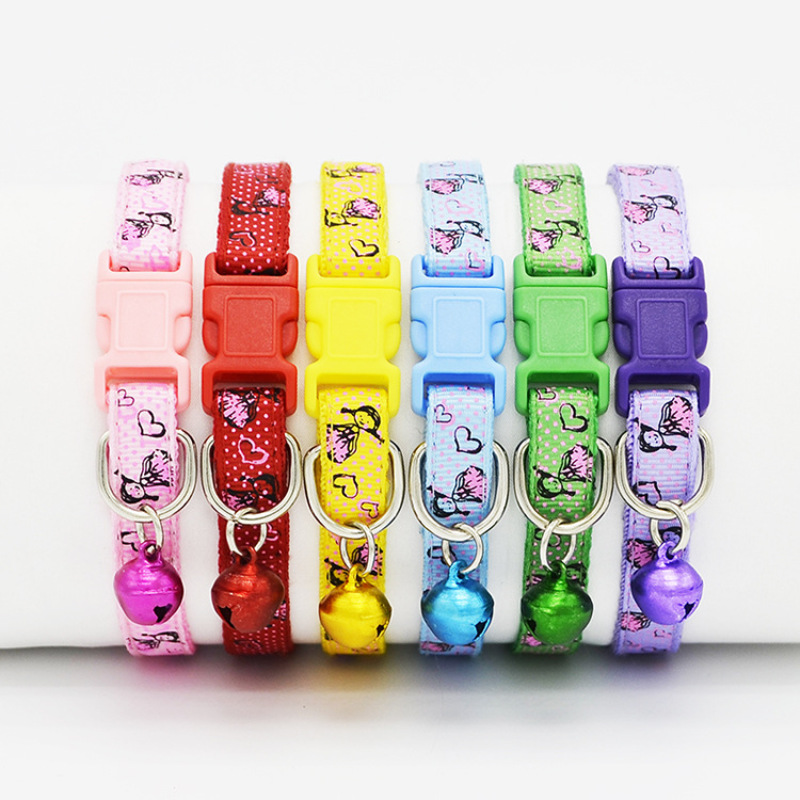 wholesale manufacturer nylon adjustable cat collar multi-colors