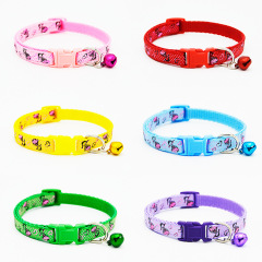 wholesale manufacturer nylon adjustable cat collar multi-colors