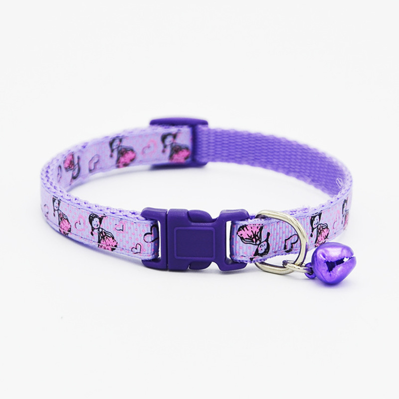 wholesale manufacturer nylon adjustable cat collar multi-colors