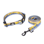 Manufacturer Wholesale Custom logo Cheap Nylon Adjustable Pet Dog Collar and Leash Set