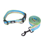 Manufacturer Wholesale Custom logo Cheap Nylon Adjustable Pet Dog Collar and Leash Set