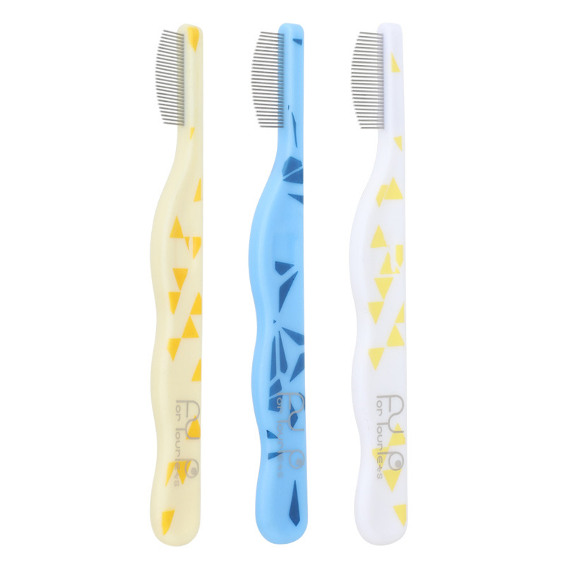 Wholesale Custom Logo Plastic Short Needle Cat Dog Comb for Face Hair