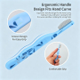Wholesale Custom Logo Plastic Short Needle Cat Dog Comb for Face Hair